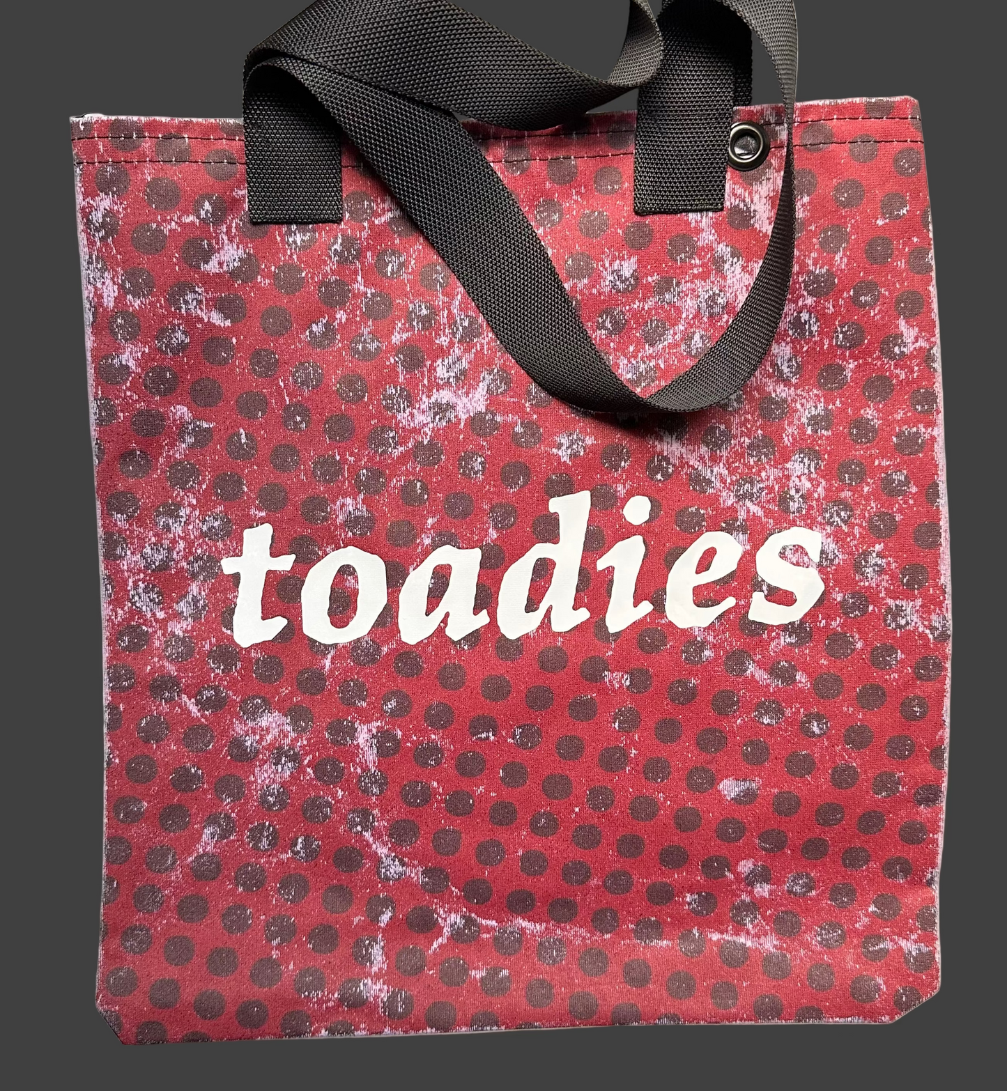 Toadies - Lower Side of Uptown tote bag