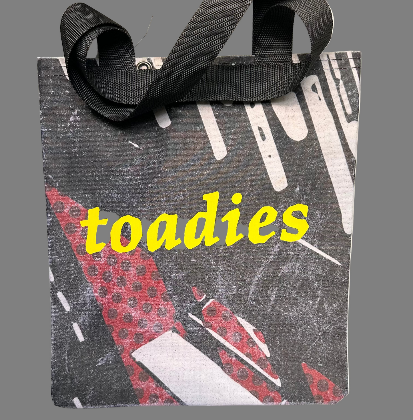 Toadies - Lower Side of Uptown tote bag