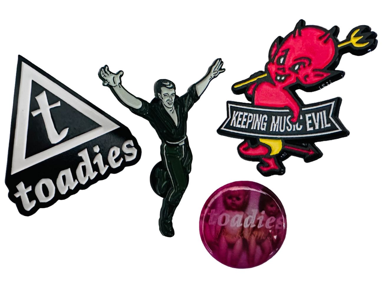 Toadies - Buttons and Pins