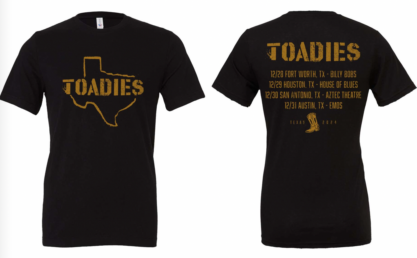 Shirt - Toadies Dec 24 Tour