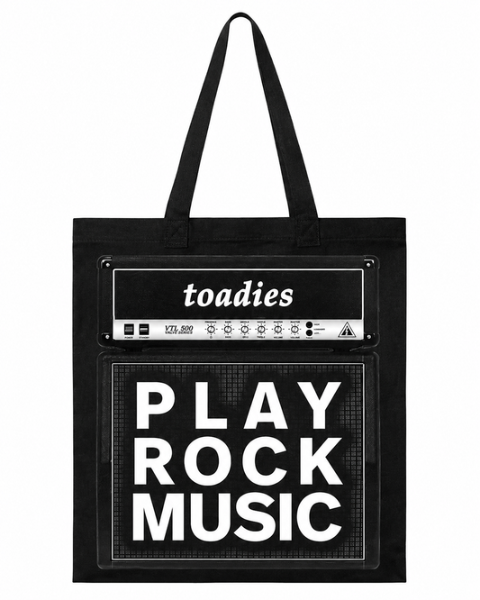 Toadies - Play Rock Music Tote
