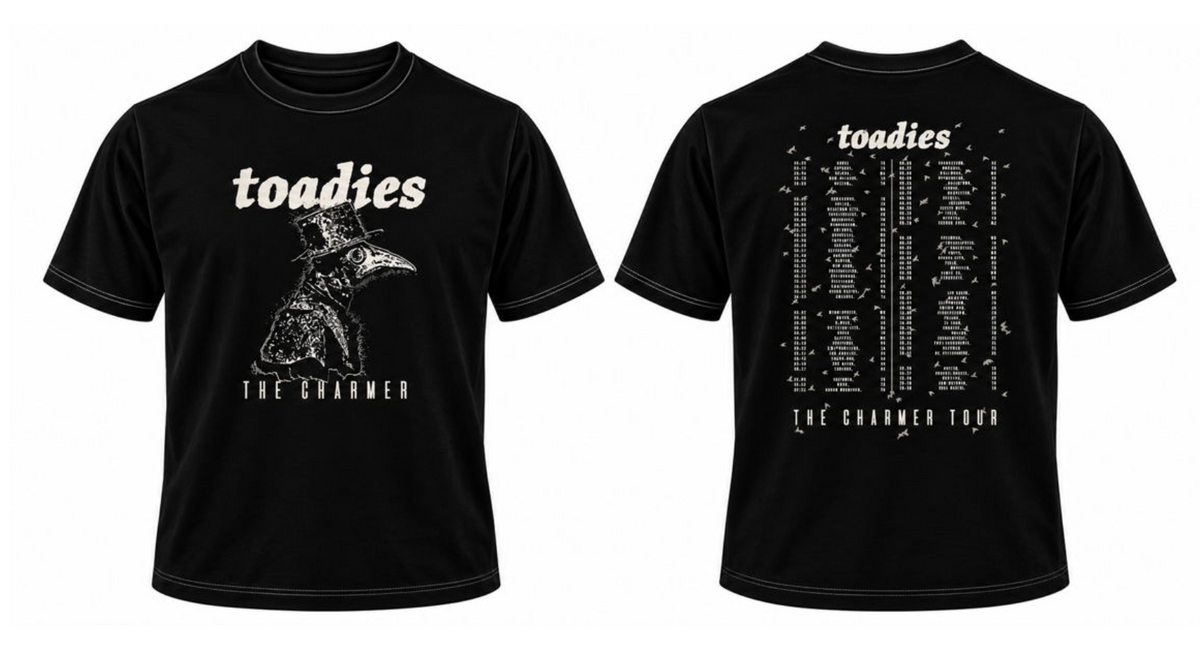 Shirt - Charmer Cover with Tour Dates