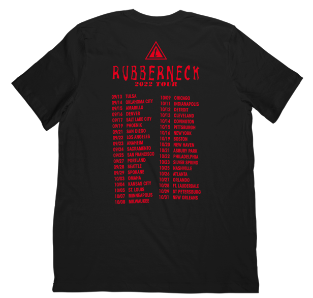 Shirt - Toadies Rubberneck Tour Shirt